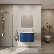 Тумба подвесная с керамической раковиной, CEZARES DUET-N, 80 см Sapfiro DUET-N-800-2C-SO-SPF-P+CZR-8095-80