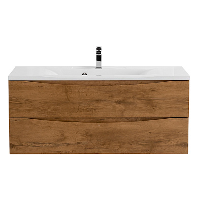 Тумба с раковиной подвесная BelBagno Marino 1200, Rovere Nature, 1200x450x500, MARINO-1200-2C-SO-RN-P/BB1200/450-LV-MR-PR
