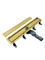 Душевой лоток CEZARES SLIDER 60 см, SLIDER-LD-60-BORO брашированное золото