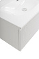 Тумба с раковиной подвесная BelBagno UNO-800-1C-SO-BO Bianco Opaco, раковина белая BB-8099-80