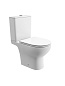 Унитаз-компакт  с сиденьем и смывом ТОРНАДО BelBagno УЮТ (LOUNGE-TOR-2) BB2802CP/T-TOR/SC