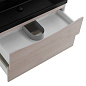 Тумба с раковиной подвесная BelBagno Marino 800, Rovere Grigio, 800x450x500, MARINO-800-2C-SO-RG-P/BB800/450-LV-ART-AST-NERO