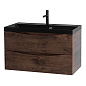 Тумба с раковиной подвесная BelBagno Marino 900, Rovere Moro, 900x450x500, MARINO-900-2C-SO-RW-P/BB900/450-LV-ART-AST-NERO
