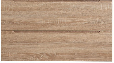 ETNA База под раковину с двумя выкатными ящиками, Rovere Bianco, 910х460х515, ETNA-900-2C-SO-WO-P