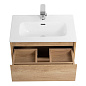 Тумба с раковиной подвесная Belbagno KRAFT 39-500, Rovere Nebrasca Nature, 510х390х515, KRAFT 39-500/390-2C-SO-RNN/BB500/390ETL