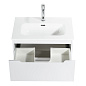 Тумба с раковиной подвесная Belbagno ETNA 39-600, Bianco Lucido, 610х390х515, ETNA39-600/390-2C-SO-BL-P/BB600/390ETL