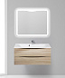 Тумба с раковиной подвесная BelBagno Marino 1000 , Rovere Bianco, 1000x445x500, MARINO-1000-2C-SO-WO-P/BB1000/445-LV-MR-PR