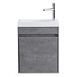 PIETRA MINI База под раковину подвесная, Stucco Cemento 454x257x520, PIETRA MINI-460-1A-SO-SCM-R, правосторонняя