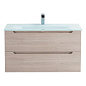 Тумба с раковиной подвесная Belbagno ETNA 900, Rovere Grigio, 910х460х515, ETNA-900-2C-SO-RG-P/BB910/465-LV-VTR-BL