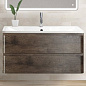 Тумба подвесная с раковиной из литьевого мрамора BelBagno ALBANO 120 Robere Nature Grigio