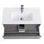 Тумба с раковиной подвесная Belbagno KRAFT 39-800, Cemento Grigio, 810х390х515, KRAFT 39-800/390-2C-SO-CG/BB800/390ETL