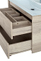 Тумба с раковиной подвесная Belbagno KRAFT 900, Rovere Galifax Bianco, 910х460х515, KRAFT-900-2C-SO-RGB/BB910/465-LV-VTR-BL