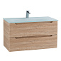 Тумба с раковиной подвесная Belbagno ETNA 900, Rovere Bianco, 910х460х515, ETNA-900-2C-SO-WO-P/BB910/465-LV-VTR-BO