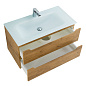 Тумба с раковиной подвесная Belbagno ETNA 900, Rovere Nature, 910х460х515, ETNA-900-2C-SO-RN-P/BB910/465-LV-VTR-BO