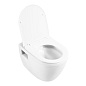 Унитаз подвесной безободковый с сиденьем BelBagno ЛОТОС (LOTO) BB070CHR/SC