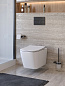 Унитаз подвесной безободковый с сиденьем и смывом ТОРНАДО BelBagno СТРУКТУРА (KRAFT-TOR) BB7106CH-TOR/SC