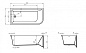 Ванна акриловая угловая левая Belbagno BB712-1500-730-L