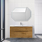 Тумба с раковиной подвесная Belbagno MARINO-H60 110, Rovere Nature, MARINO-H60-1100-2C-SO-RN-P / BB1100/450-LV-MR-PR