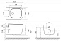 Унитаз подвесной BelBagno GENOVA BB1102CH с сиденьем BB1102SC + Система инсталляции для унитазов BelBagno BB002-80 с кнопкой смыва BB005-PR-CH