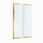Душевая шторка на ванну BelBagno LUCE-VF-11-100/145-C-ORO