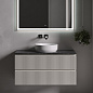 Тумба со столешницей и керамической раковиной подвесная, SANCOS Snob R, 100 см Beige Soft SNR100CE+TT100A1+CN5023