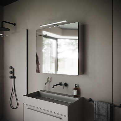 Шкаф зеркальный SANCOS Hilton с подсветкой 800x148х740, Z800