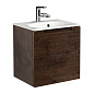 Тумба с раковиной подвесная Belbagno ETNA 500, Rovere Moro, 496x392x400, ETNA-500-1A-SO-RW-P-R/BB1923-500