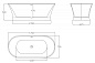 Ванна акриловая отдельностоящая Belbagno BB402-1700-790