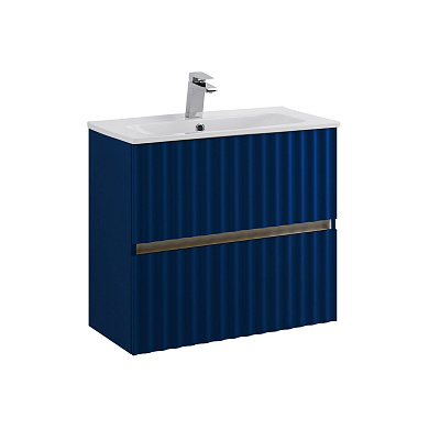 ELEGANT База под раковину подвесная с двумя выкатными ящиками, 60 см AM-ELEGANT-600-2C-SO-SA-P сапфир