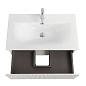Тумба с раковиной подвесная BelBagno UNO-800-1C-SO-BO Bianco Opaco, раковина белая BB-8099-80