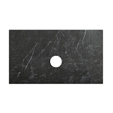 Столешница из керамогранита под накладную раковину Belbagno 800x460 Marmo Nero Opaco KEP-80-MNO-W0