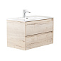 Тумба с раковиной подвесная Belbagno KRAFT 1000, Rovere Galifax Bianco, 1010х460х515, KRAFT-1000-2C-SO-RGB/BB1000ETL