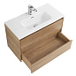 Тумба с раковиной подвесная Belbagno KRAFT 39-800, Rovere Nebrasca Nature, 810х390х515, KRAFT 39-800/390-2C-SO-RNN/BB800/390ETL