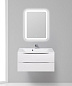 Тумба с раковиной подвесная BelBagno Marino 900, Bianco Opaco, 900x450x500, MARINO-900-2C-SO-BO-P/BB900/450-LV-MR-AST