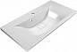 Тумба подвесная с раковиной из литьевого мрамора для ванной комнаты Belbagno Marino-H60 120 см Bianco Lucido
