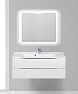 Тумба с раковиной подвесная BelBagno Marino 1200, Bianco Opaco, 1200x450x500, MARINO-1200-2C-SO-BO-P/BB1200/450-LV-MR-PR