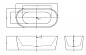 Ванна акриловая отдельностоящая Belbagno BB306-1775