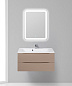 Тумба с раковиной подвесная BelBagno Marino 900, Capucino Lucido, 900x450x500, MARINO-900-2C-SO-CL-P/BB900/450-LV-MR-AST