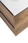 Тумба с раковиной подвесная Belbagno KRAFT 39-500, Rovere Tabacco, 510х390х515, KRAFT 39-500/390-2C-SO-RT/BB500/390ETL