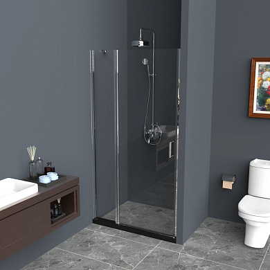 Душевая дверь в нишу BELBAGNO UNO-B-12-30+60-C-Cr