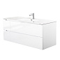Тумба с раковиной подвесная Belbagno ETNA 1200, Bianco Lucido, 1010х460х515, ETNA-1200-2C-SO-BL-P/BB1200ETL