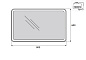 Зеркало BelBagno SPC-MAR-600-800-LED-BTN
