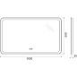 Зеркало BelBagno SPC-MAR-1000-600-LED-TCH-WARM