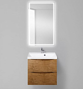 MARINO-H60 База под раковину подвесная с двумя выкатными ящиками, Rovere Nature, 600x450x600, MARINO-H60-600-2C-SO-RN-P