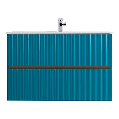 ELEGANT База под раковину подвесная с двумя выкатными ящиками, 90 см AM-ELEGANT-900-2C-SO-TM-LED бирюзовый матовый