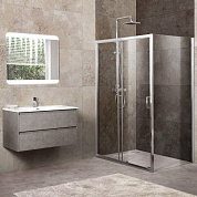 Душевой уголок BelBagno UNIQUE-AH-1-120/135-90-C-Cr