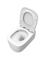 Унитаз подвесной безободковый с сиденьем и смывом ТОРНАДО CEZARES КОМФОРТ (COMFORT) CZR-380-TH-TOR/SC