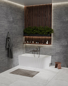 Акриловая ванна угловая BelBagno BB714-1700-800-L левосторонняя