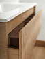 Тумба с раковиной подвесная Belbagno KRAFT 900, Rovere Nebrasca Nature, 910х460х515, KRAFT-900-2C-SO-RNN/BB900ETL