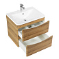 Тумба подвесная с раковиной из литьевого мрамора BelBagno ACQUA 60 Rovere Rustico